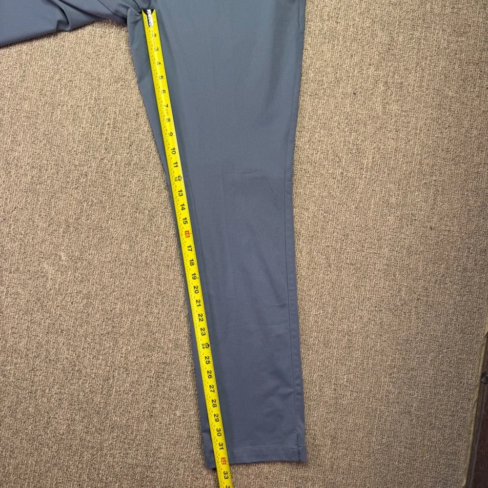 WMLD1 Men's Performance Pants Blue Grey Stretch Technical Golf Trousers 34x34
